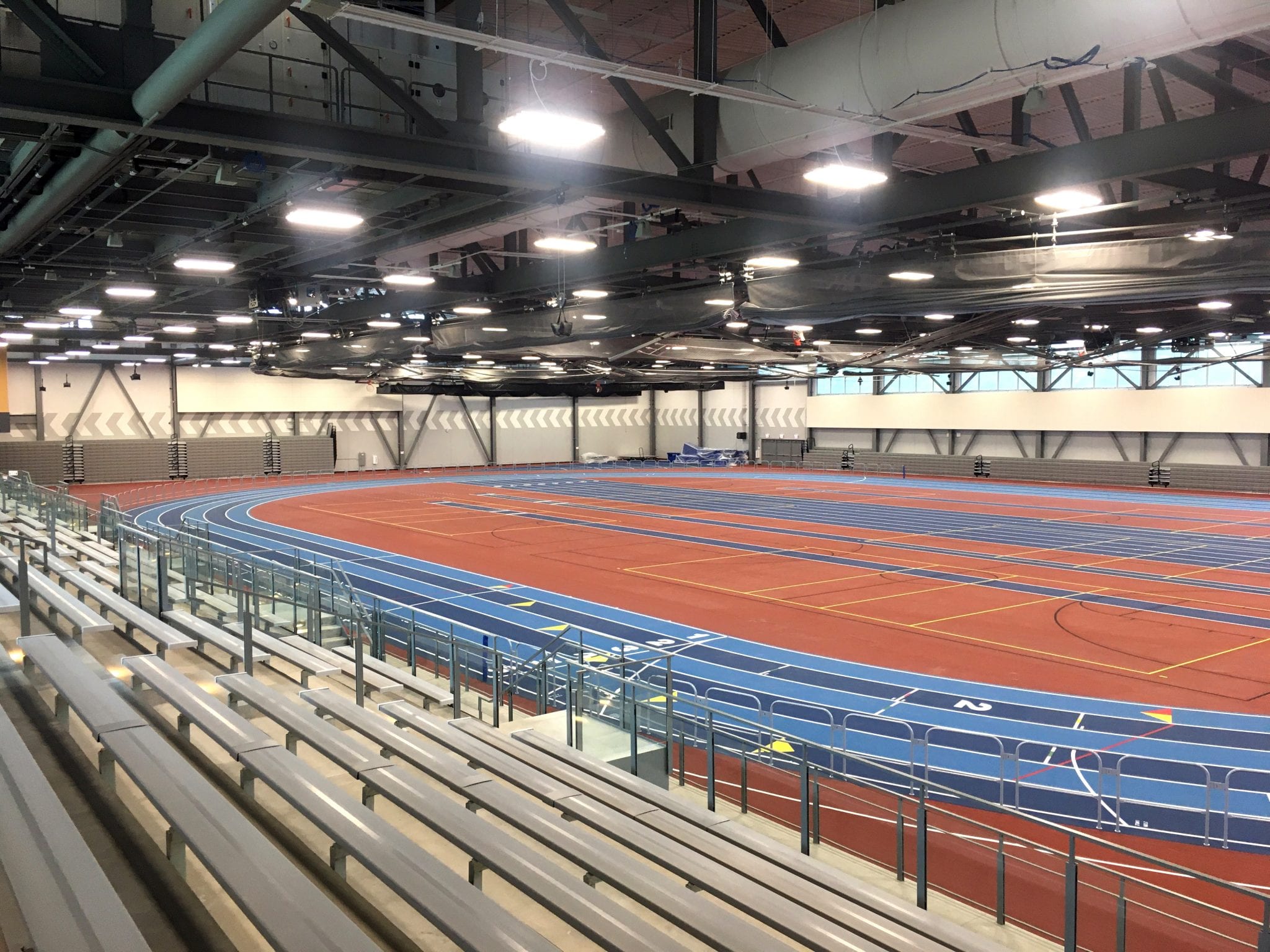 Ribbon cut on new indoor Track and Field facility at Gately Park The