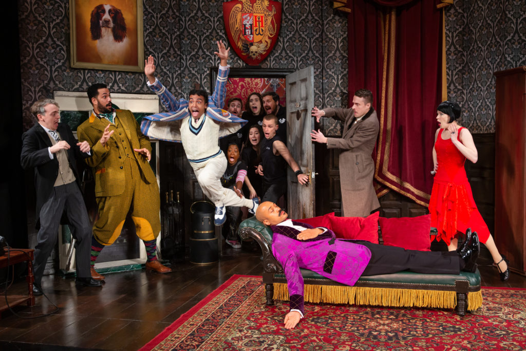 0143 The Play That Goes Wrong Chicago Company photo by Jeremy Daniel