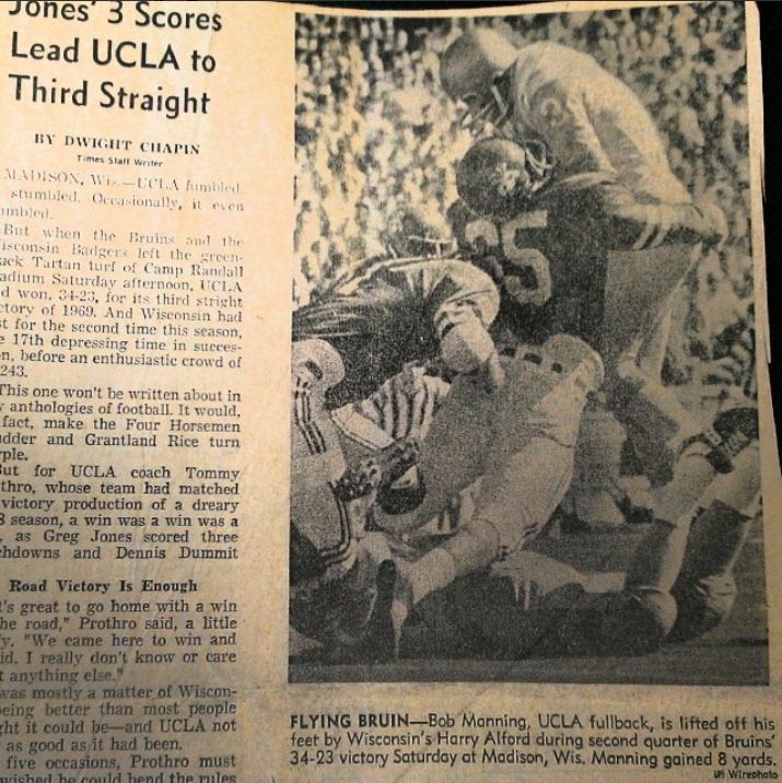 HARRY ALFORD FOOTBALL ARTICLE CLIPPING