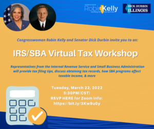 Virtual Tax Workshop Facebook Post