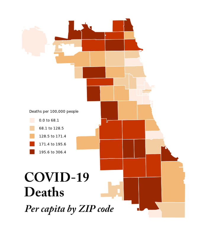 COVID 19 Deaths by Zip Code