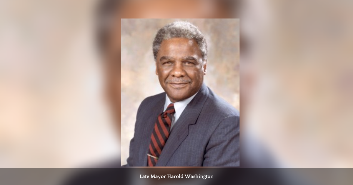 Late Mayor Harold Washington