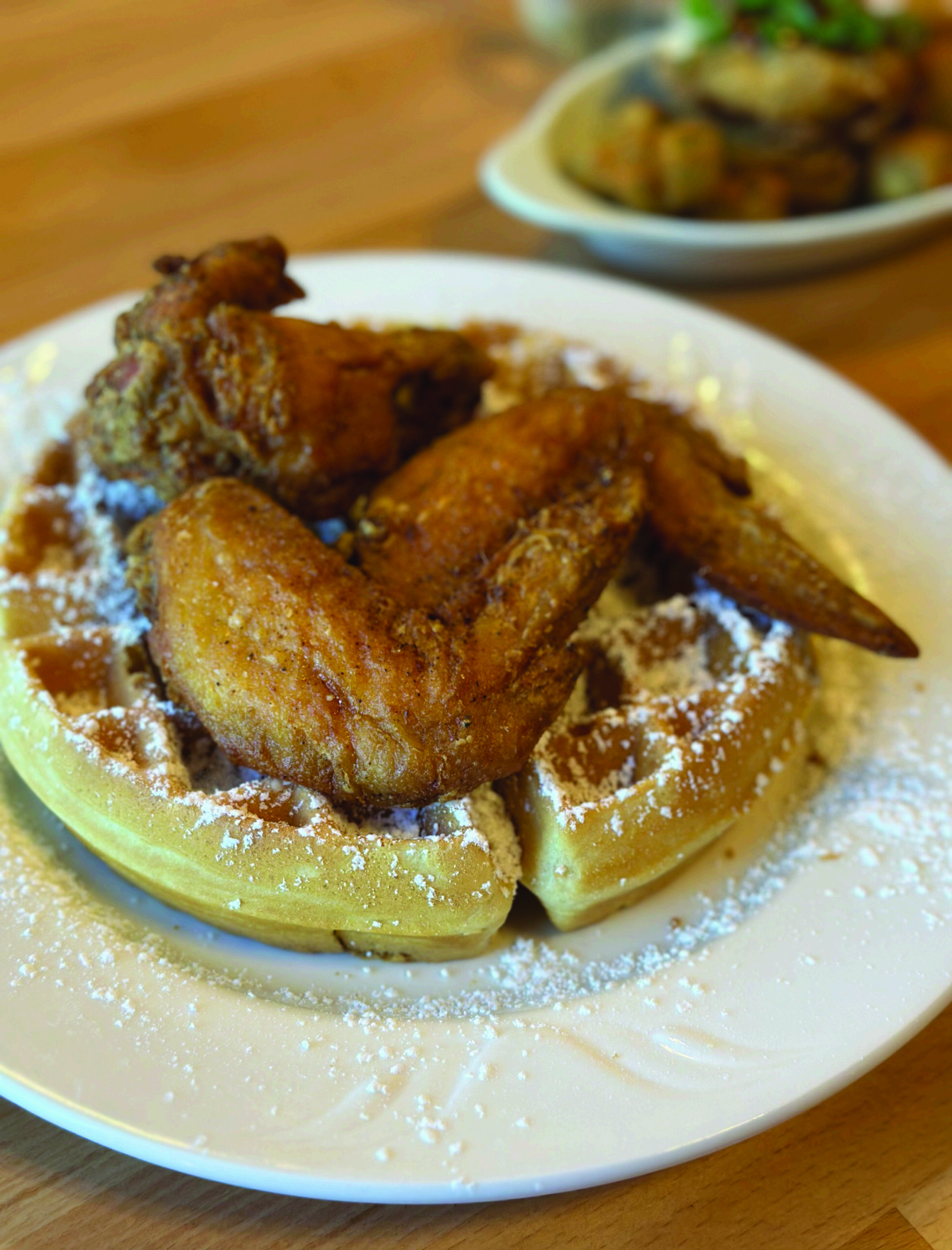 Chicken and Waffles are on the menu!