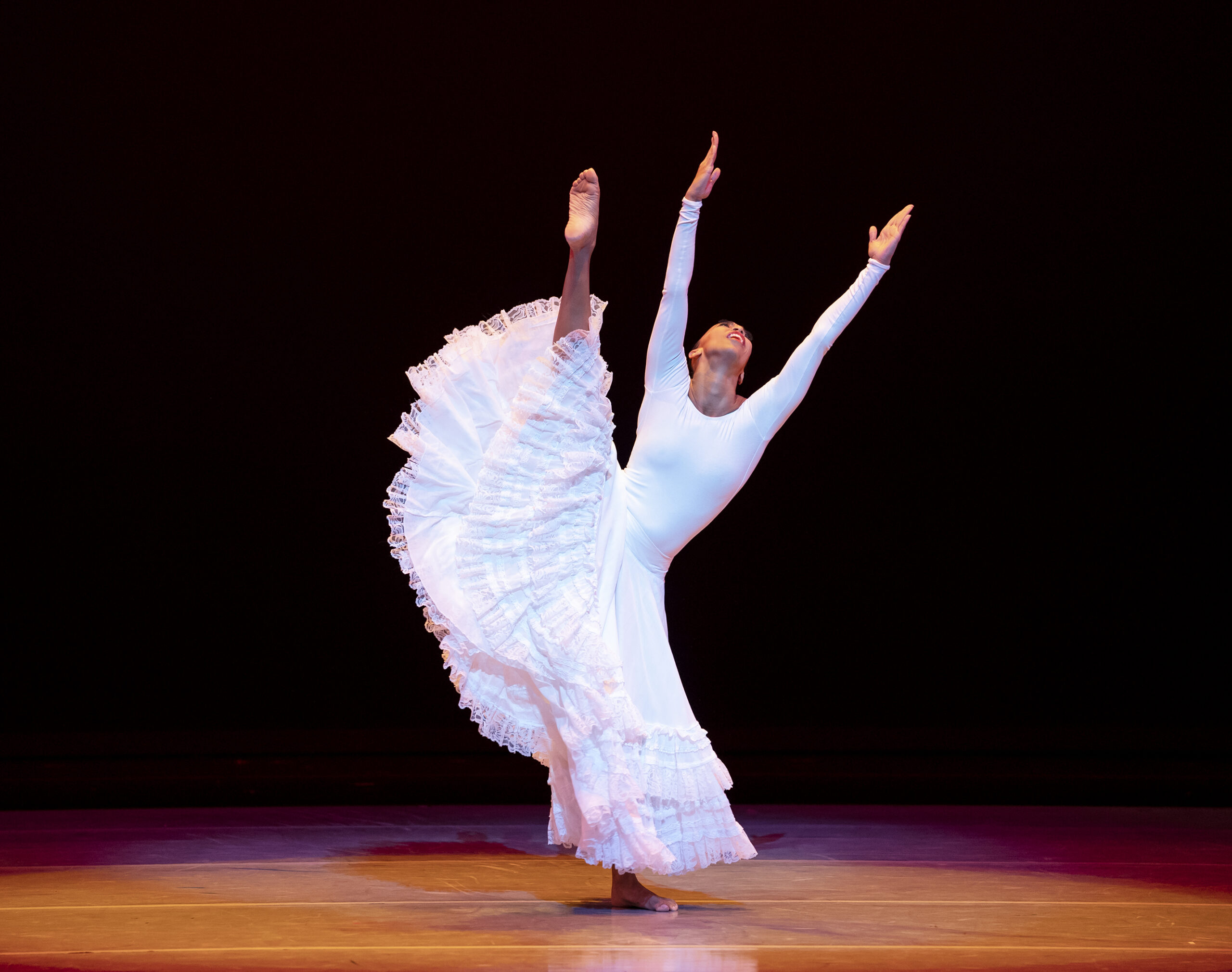 AAADTs Constance Stamatiou in Alvin Aileys Cry from Timeless Ailey 60th Anniversary program. Photo by Paul Kolnik 4 scaled