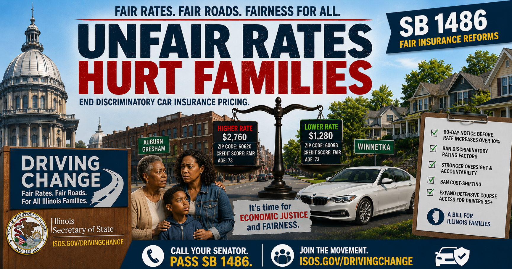 Giannoulias Targets Unfair Car Insurance Rates: Illinois Secretary of State Alexi Giannoulias