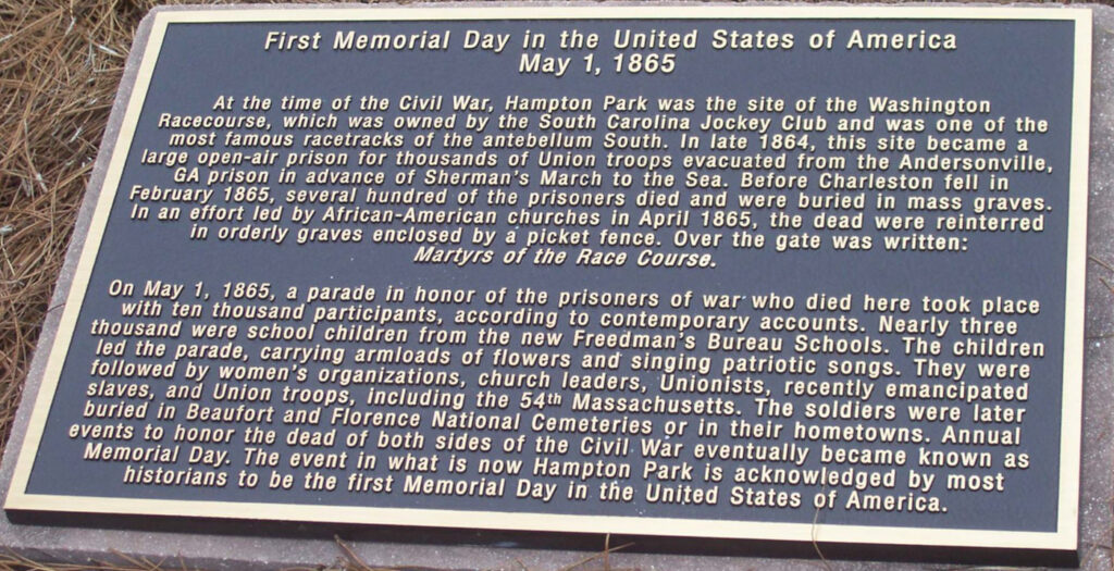 First Memorial Day marker