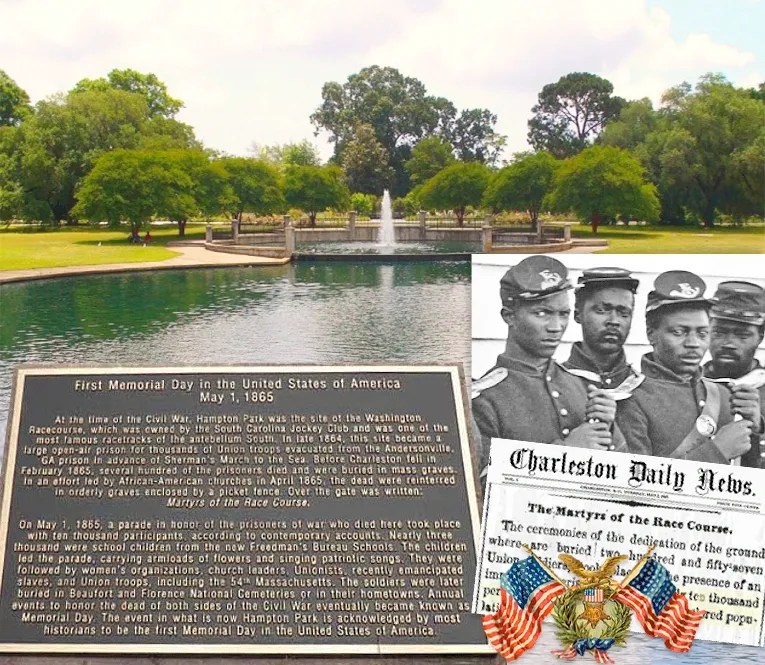 Memorial Day started with Blacks decorating soldiers' graves in 1865