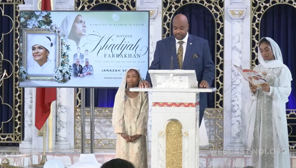 Funeral Underway for Khadijah Farrakhan, wife of Minister Louis Farrakhan