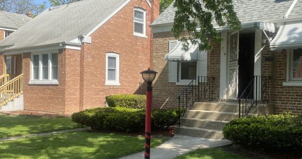 JAYE’S SISTER’S HOUSE sits next to Pope Leo XIV’s childhood home in Dolton.