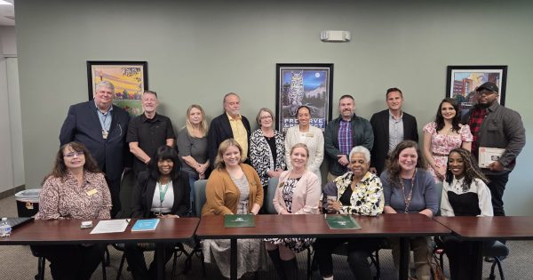 Local journalists from multiple Lake County media outlets meet at the Legacy Foundation for an initial advisory meeting to begin discussions on collaboration, community engagement and the long-term sustainability of local news.
