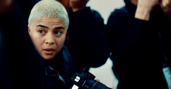 CBS’ Elsbeth actress named B stars as Mack in the short film “Fabric.”